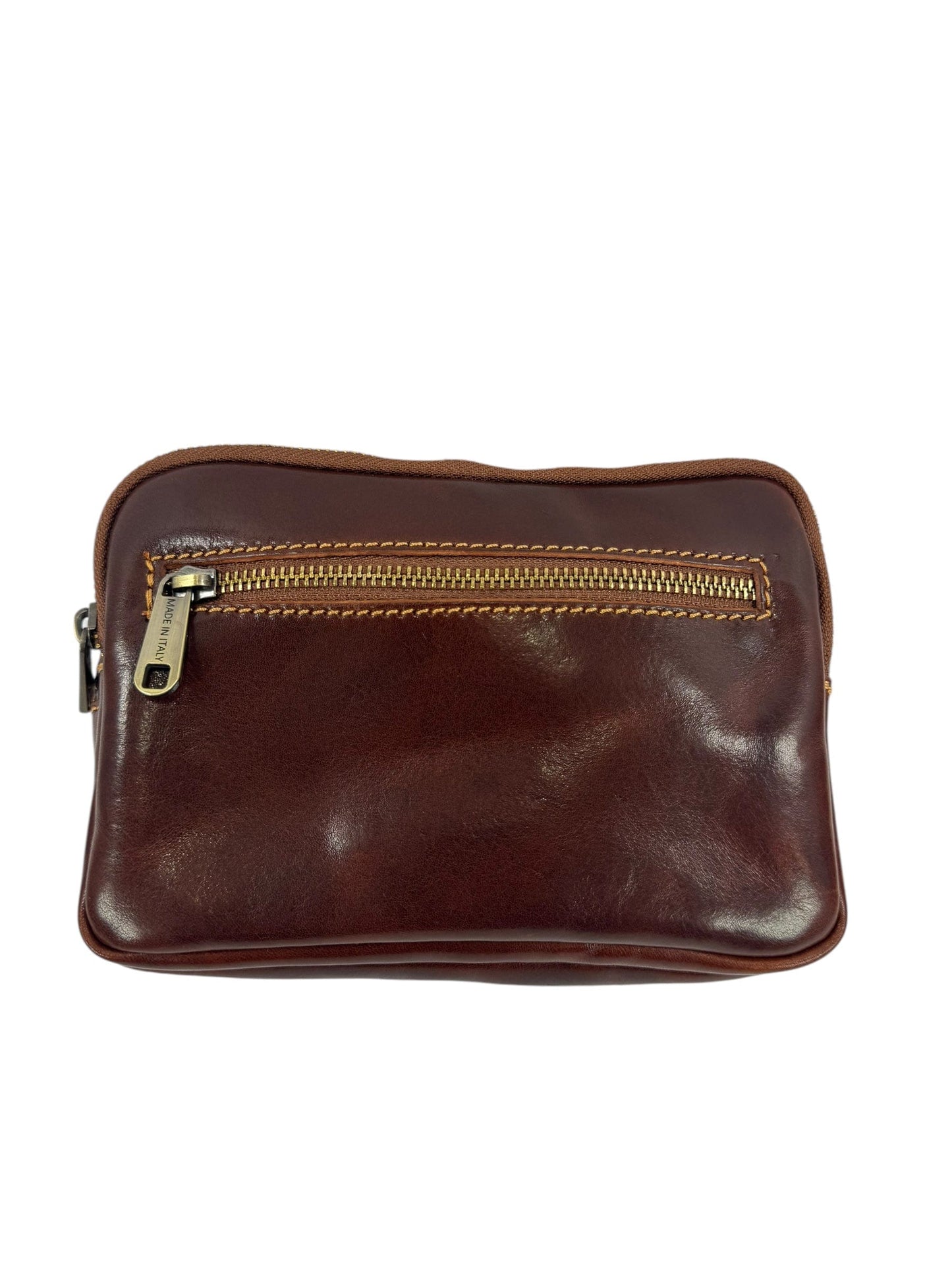 Borsello/pochette a mano in cuoio