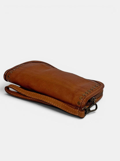 Portafoglio MH 001 – Pelle Lavata con Borchie | Made in Italy