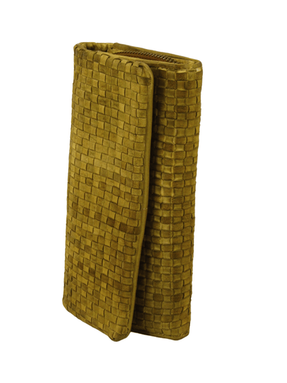 Portafogli a soffietto chiuso da bottone