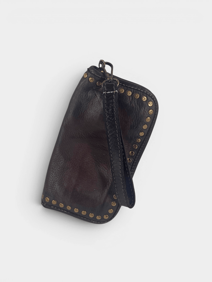 Portafoglio MH 001 – Pelle Lavata con Borchie | Made in Italy