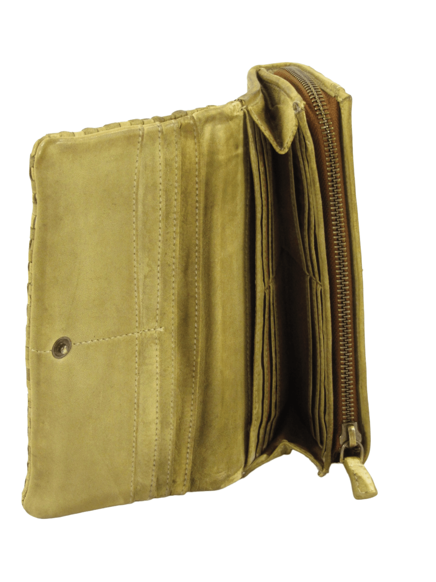 Portafogli a soffietto chiuso da bottone