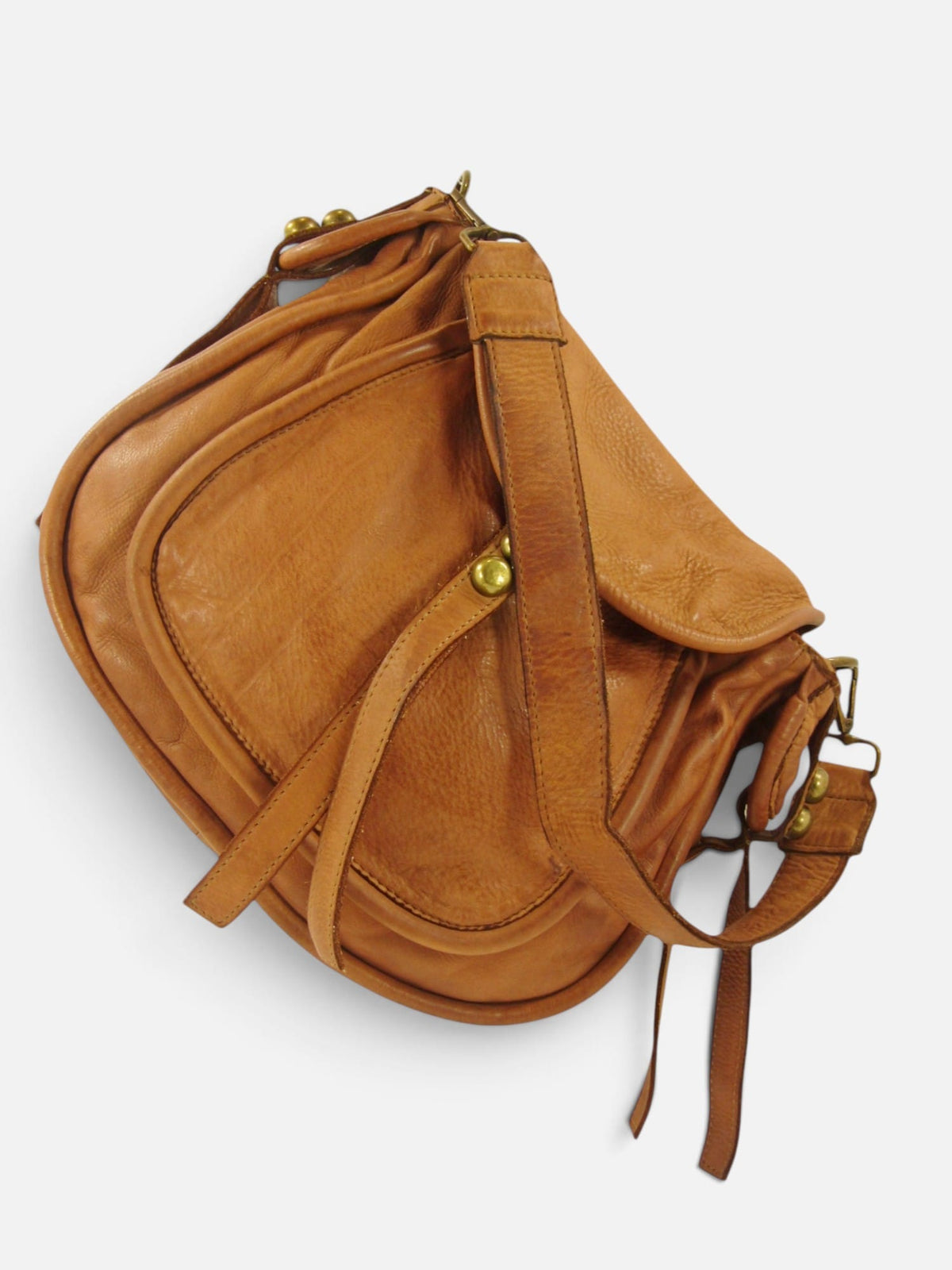 borsa postina claudia made in italy pelle morbida pattina chiusura con zip