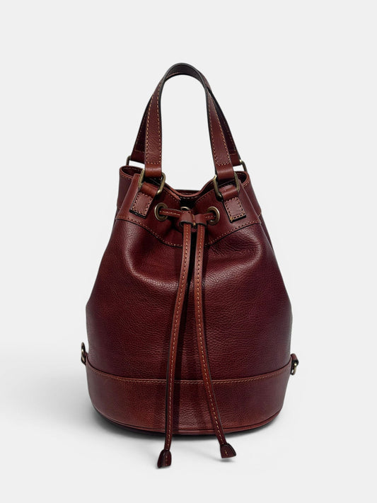 Secchiello Larissa in Cuoio Vegetale – Borsa Artigianale Made in Italy | Mahzel