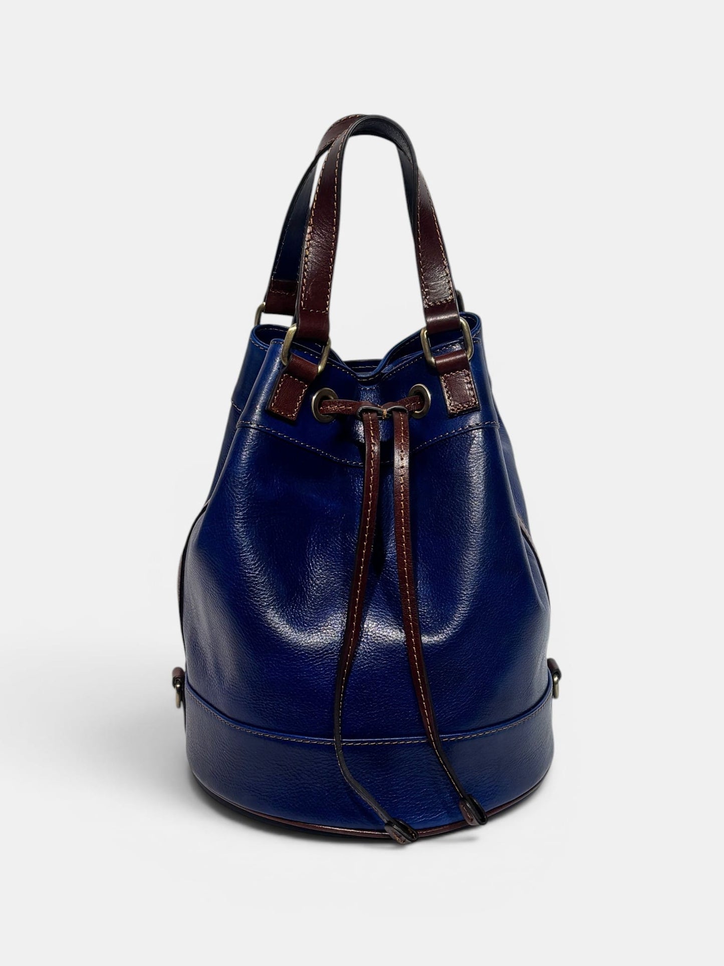Secchiello Larissa in Cuoio Vegetale – Borsa Artigianale Made in Italy | Mahzel