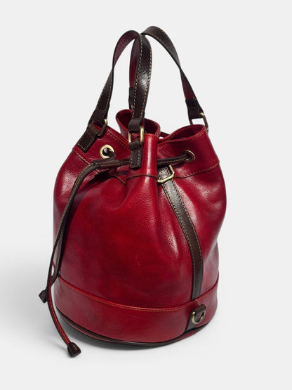 Secchiello Larissa in Cuoio Vegetale – Borsa Artigianale Made in Italy | Mahzel