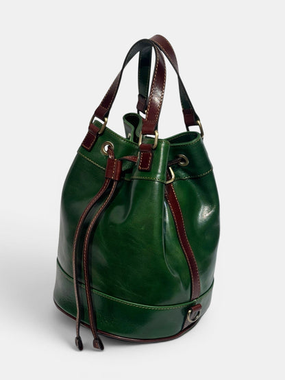 Secchiello Larissa in Cuoio Vegetale – Borsa Artigianale Made in Italy | Mahzel