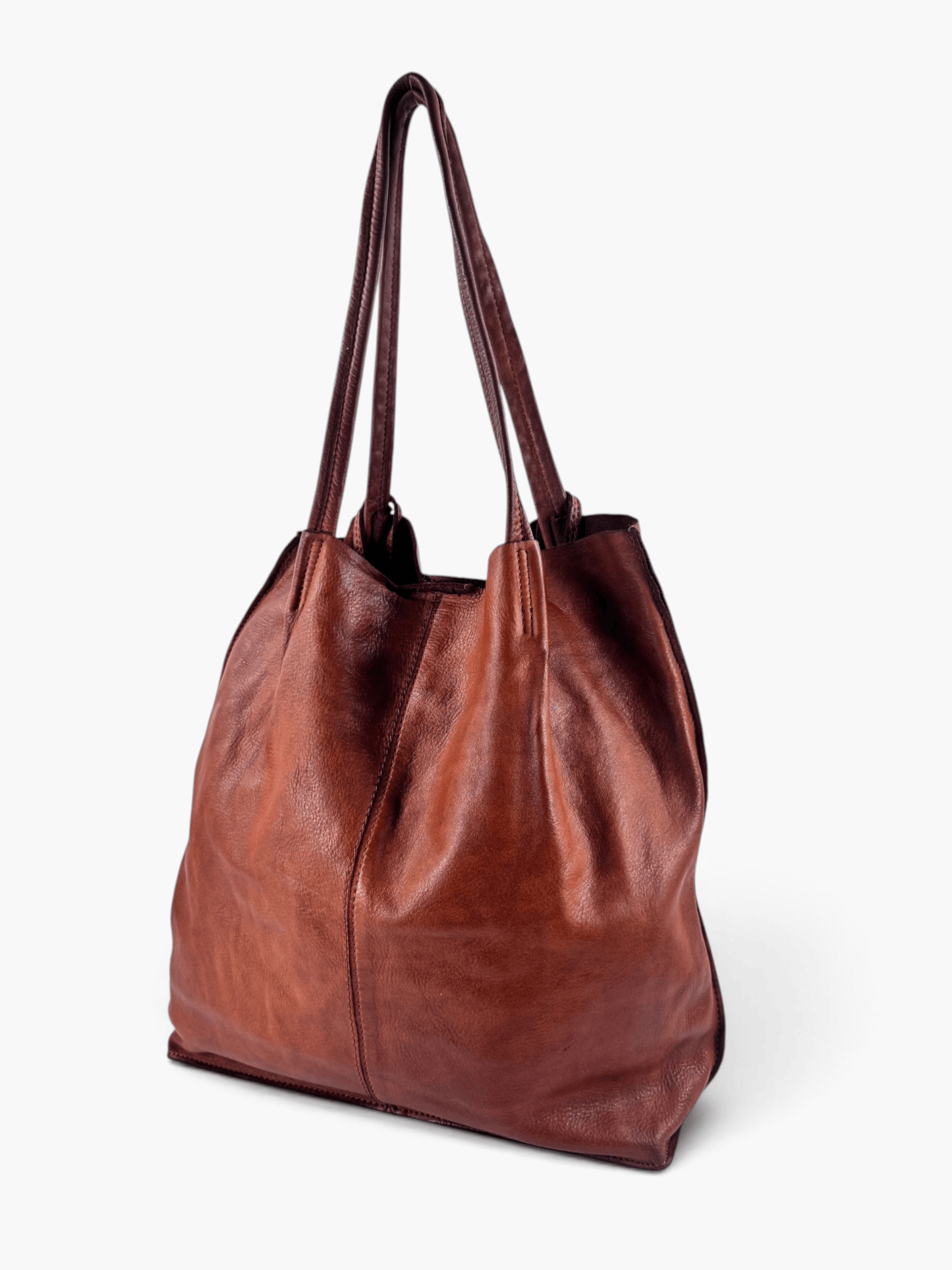 borsa pelle mahzel tinta in capo made in italy artigianale
