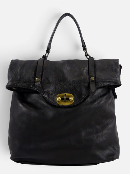 zaino borsa mahzel vista frontale nero