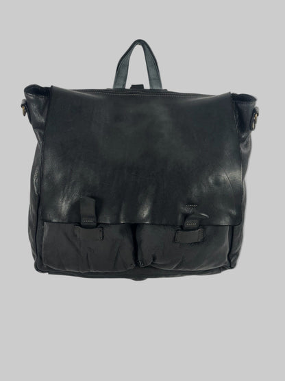 zaino messenger in cuoio e vacchetta tinto in capo Country - Mahzel