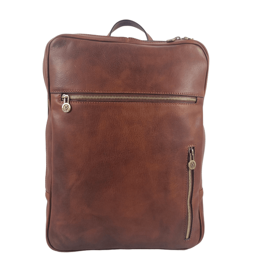 Zaino Compact in cuoio