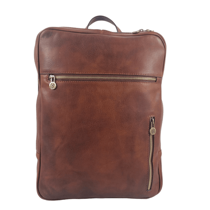 Zaino Compact in cuoio