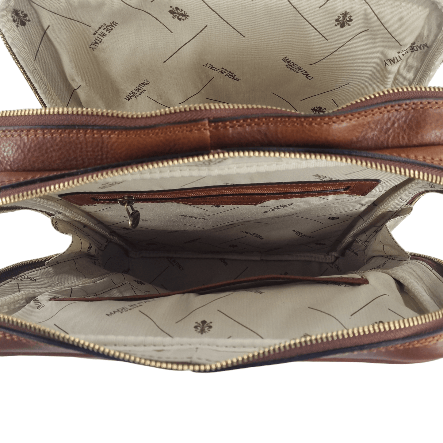 Zaino Compact in cuoio