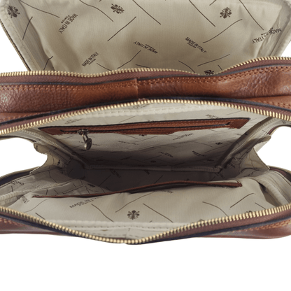 Zaino Compact in cuoio