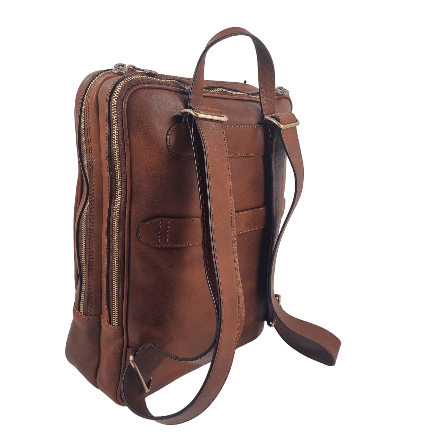 Zaino Compact in cuoio