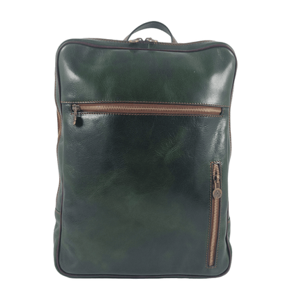 Zaino Compact in cuoio