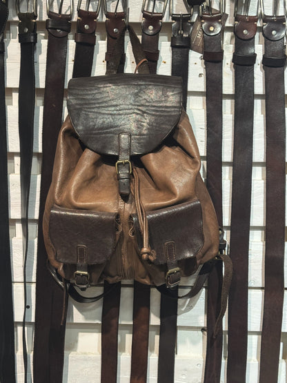 Zaino in vacchetta tinta in capo Country