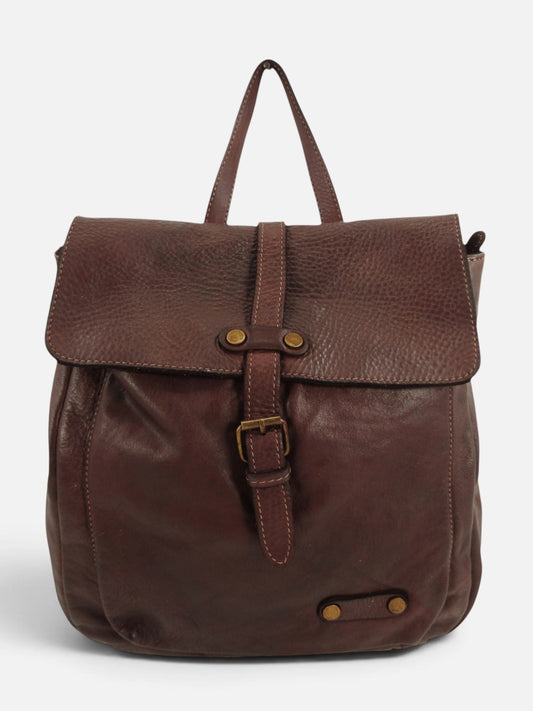 zaino pelle morbida made in italy mahzel