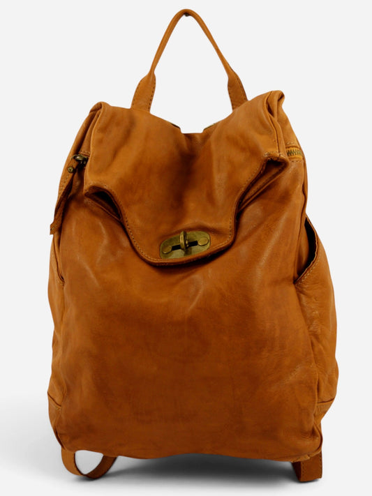 zaino pelle morbida mahzel made in italy
