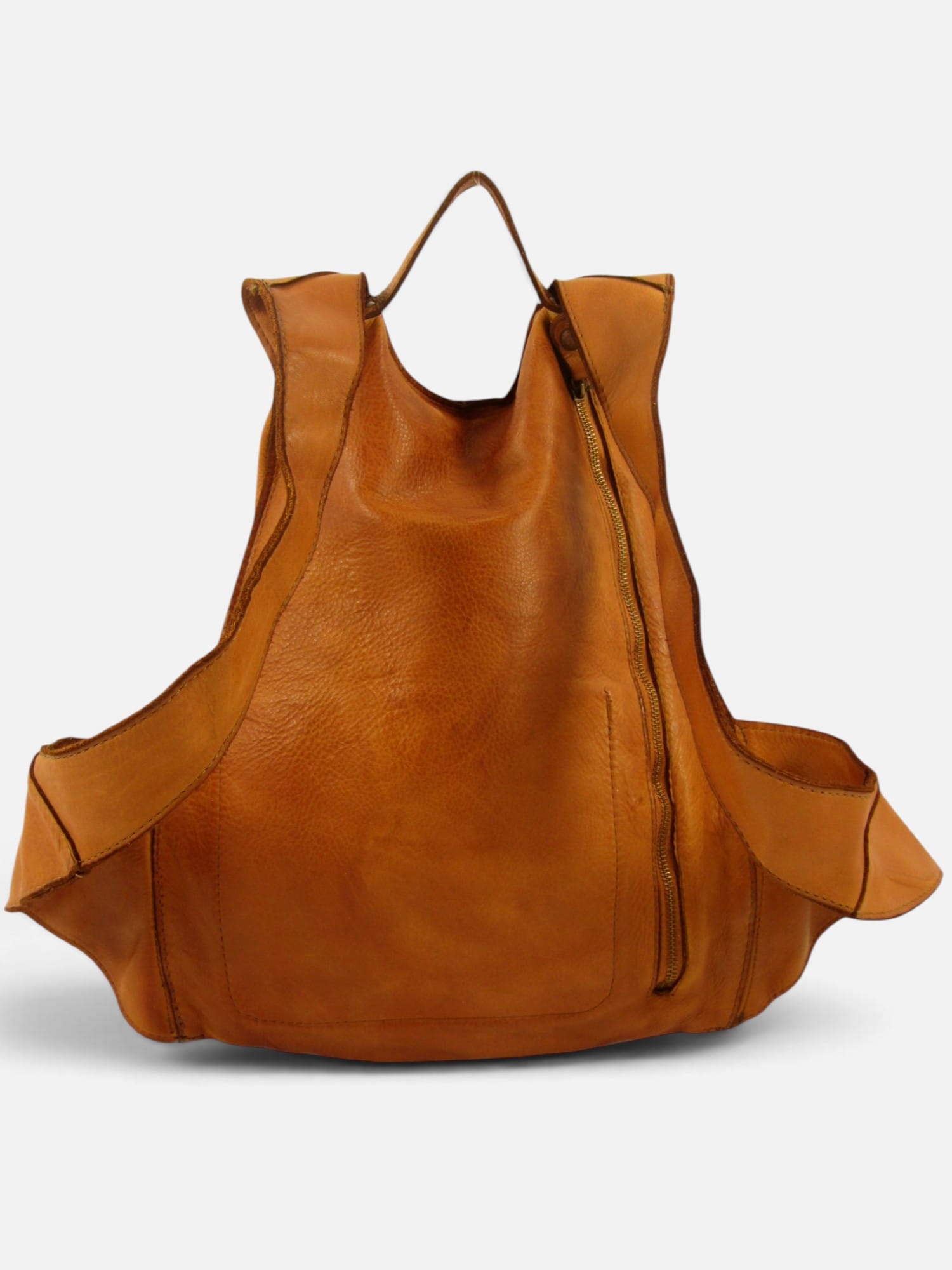 zaino pelle model mahzel made in italy vista posteriore