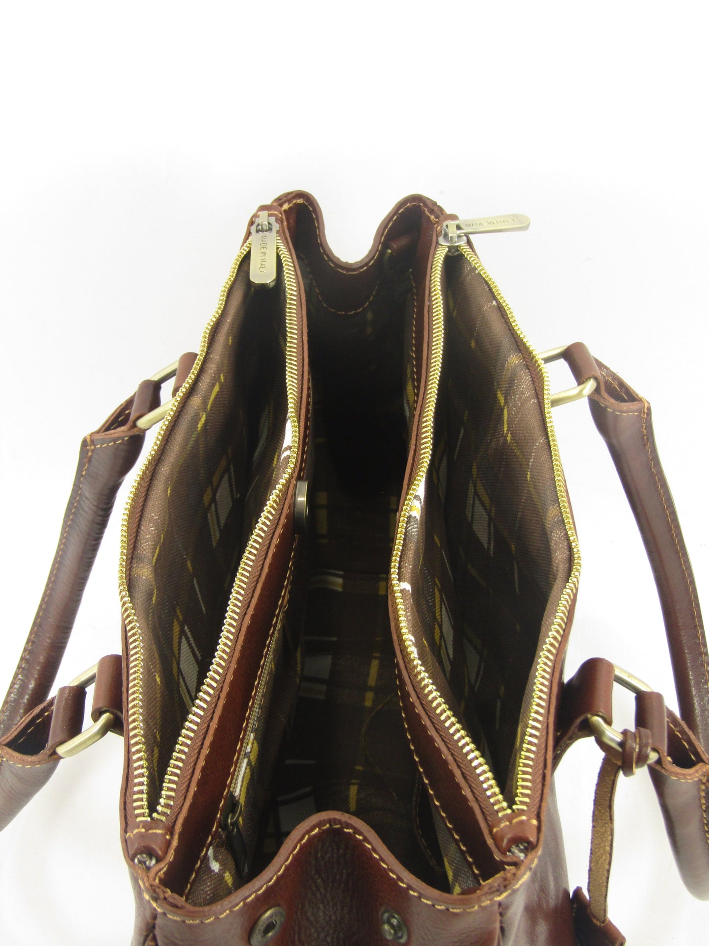Bauletto in Cuoio tre scomparti  - Mahzel