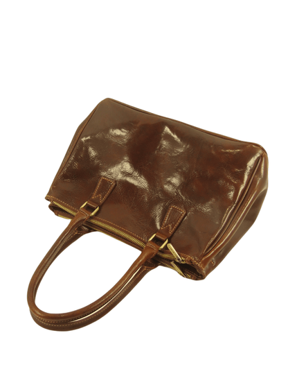 Bauletto in Cuoio tre scomparti  - Mahzel