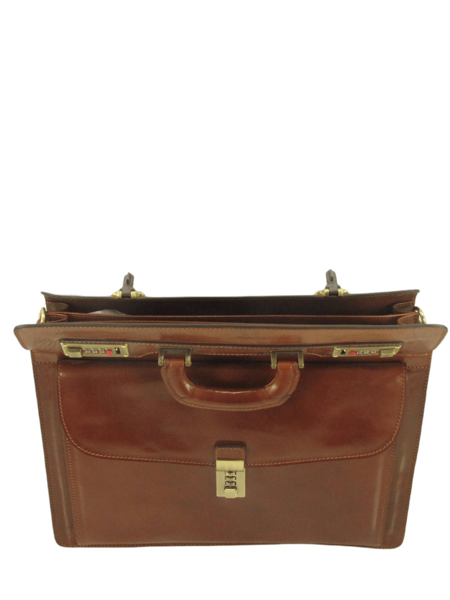 Cartella in cuoio con combinazione MH -Mahzel