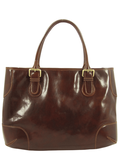 Borsa shopper grande in cuoio - Mahzel