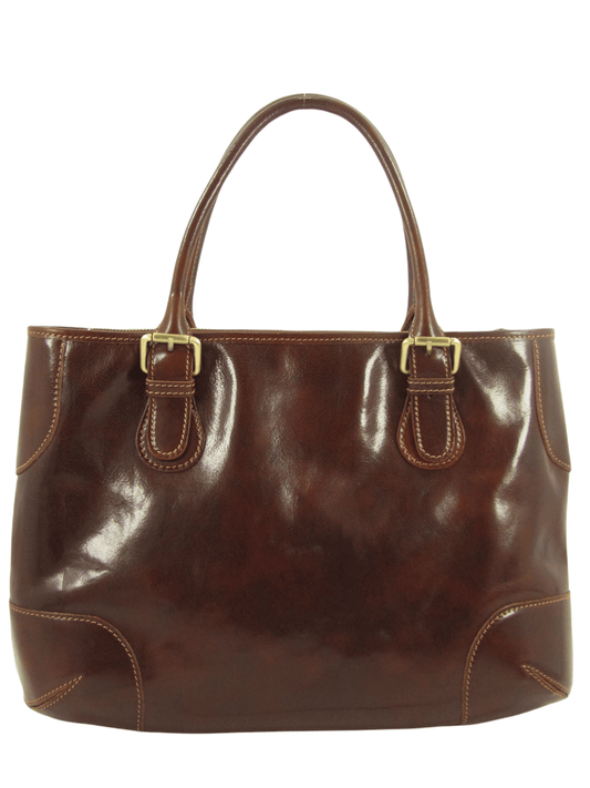 Borsa shopper grande in cuoio - Mahzel