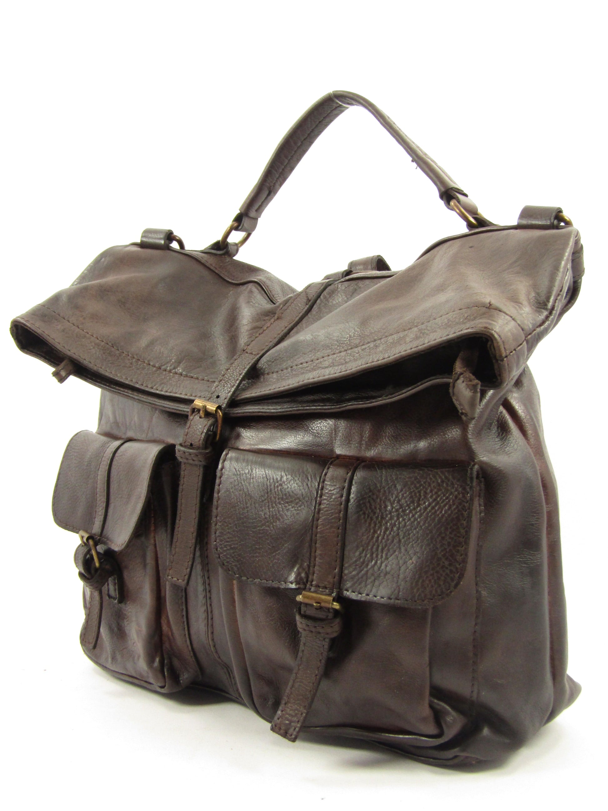 borsa  zaino tracolla in pelle morbida