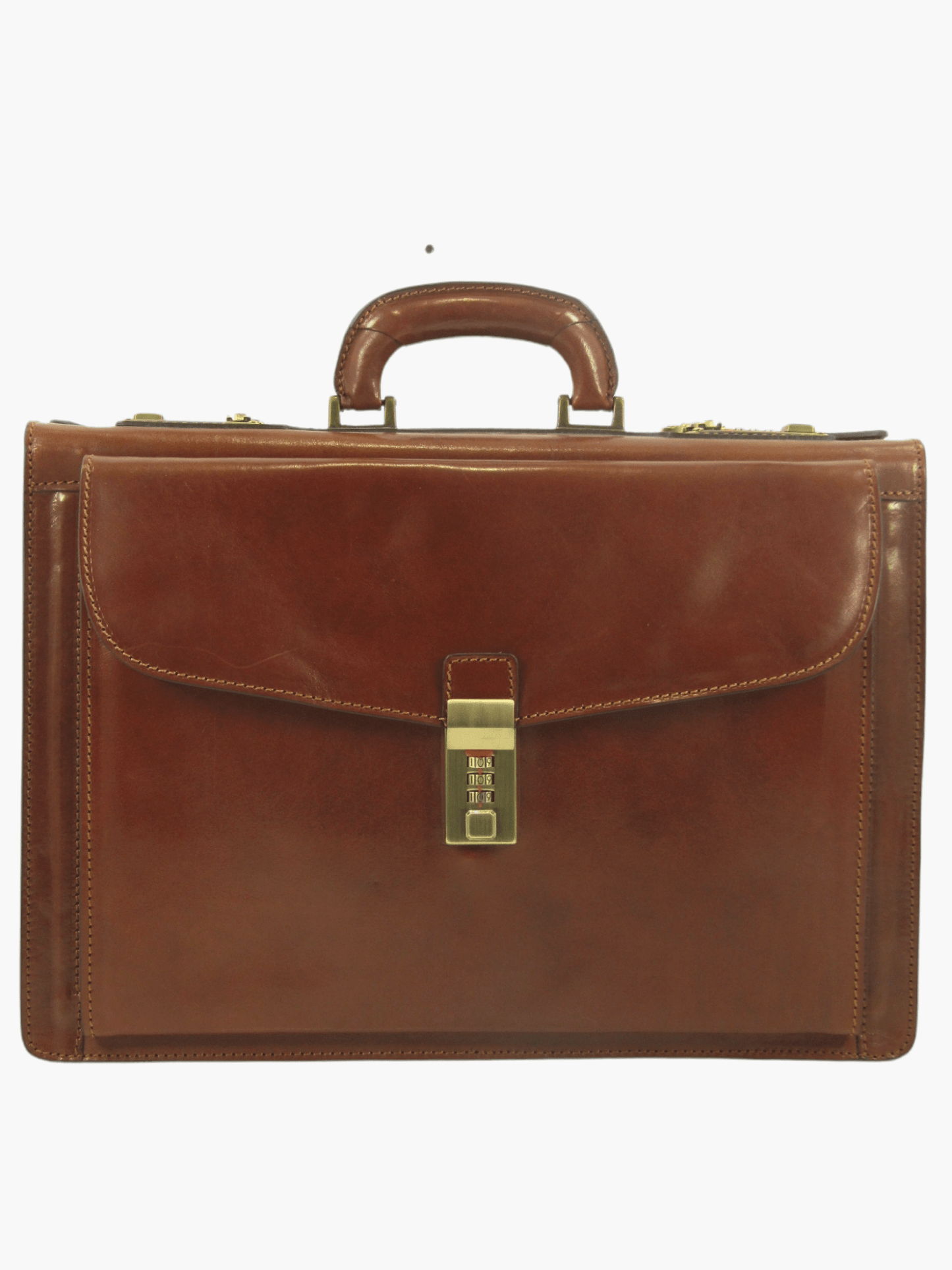 Cartella in cuoio con combinazione MH -Mahzel