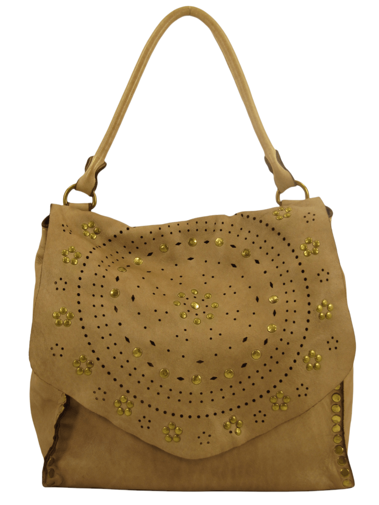 Borsa in pelle morbida tortora