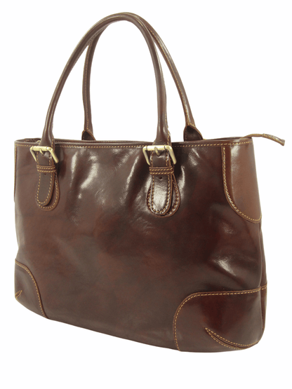 Borsa shopper grande in cuoio - Mahzel