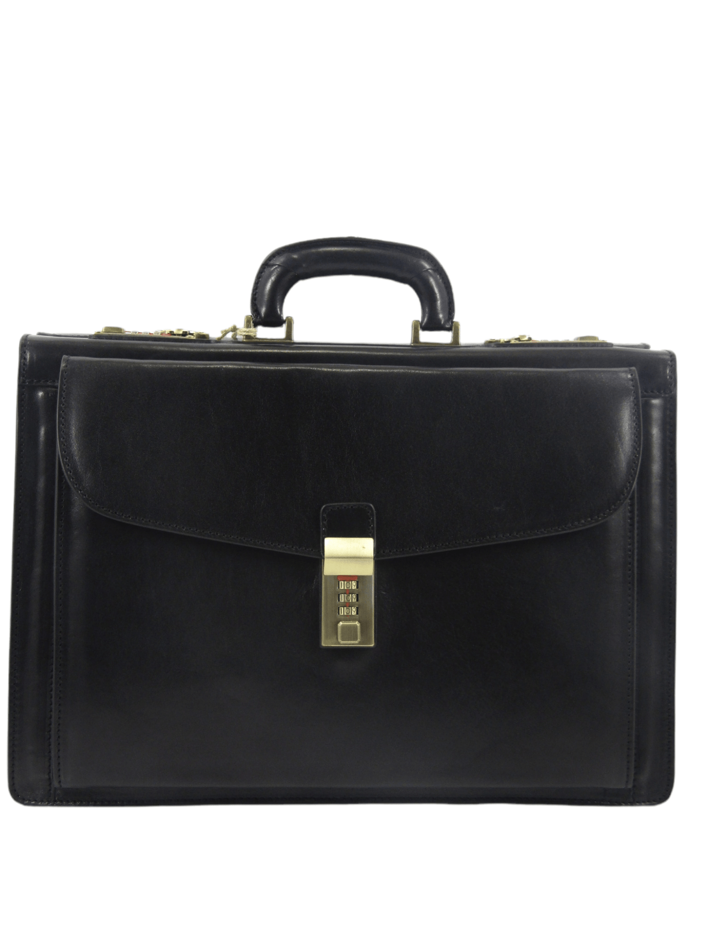 Cartella in cuoio con combinazione MH -Mahzel