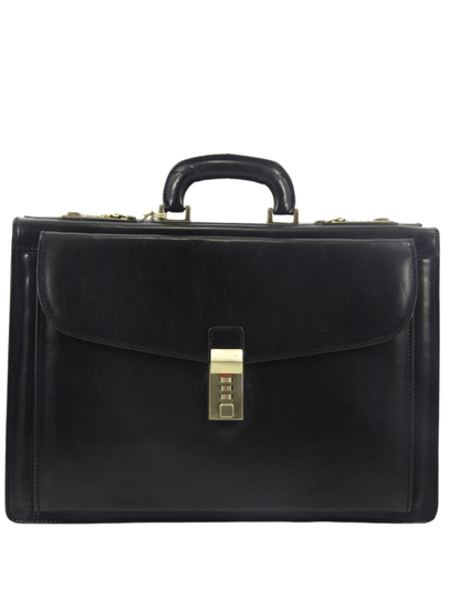Cartella in cuoio con combinazione MH -Mahzel