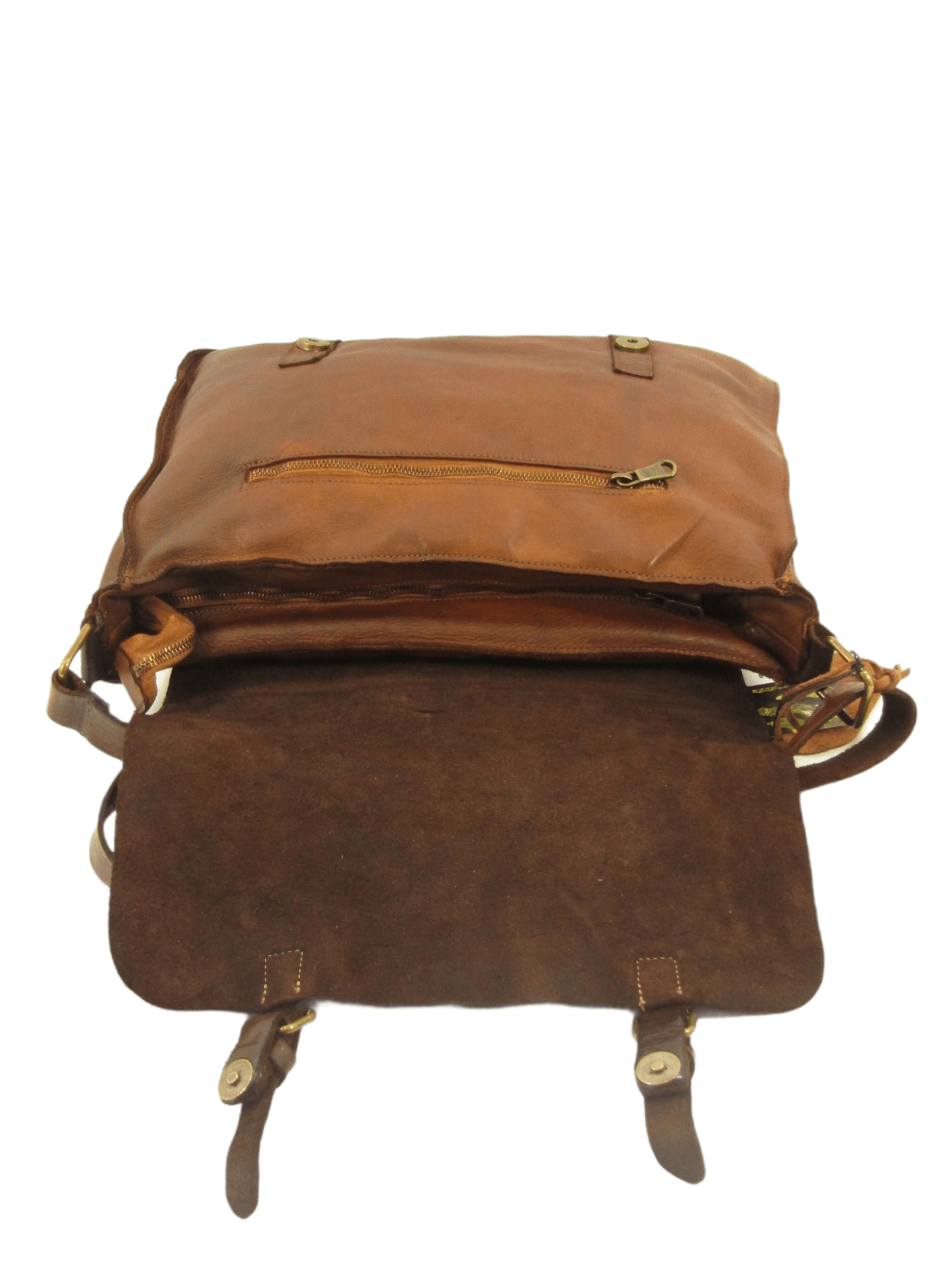 messenger dettagli colore marrone
