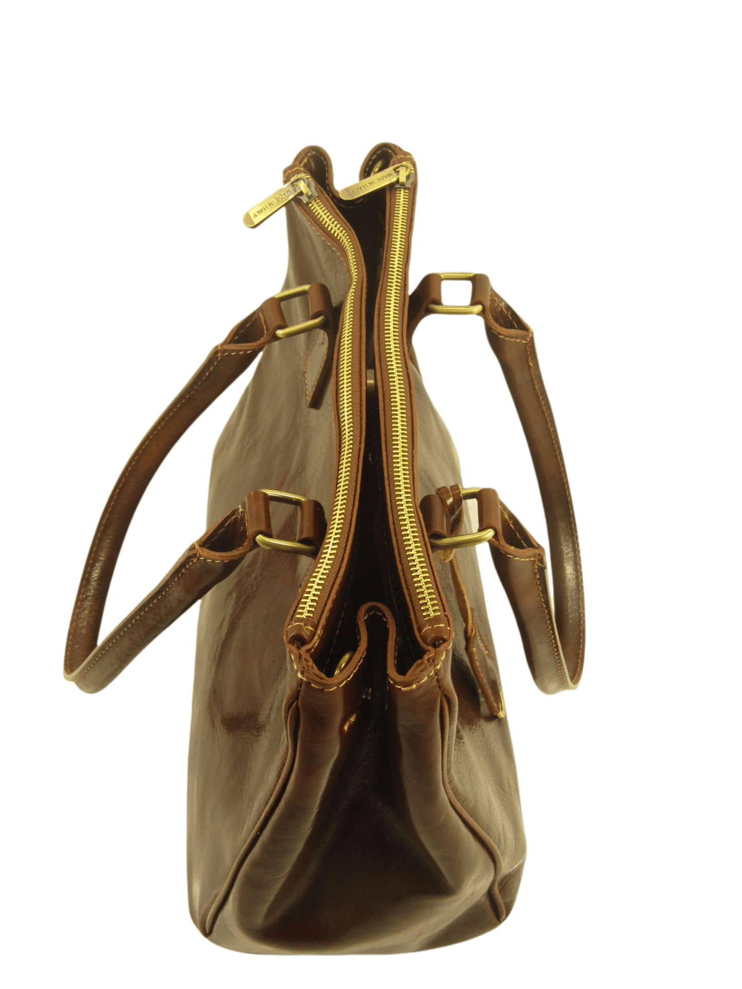 Bauletto in Cuoio tre scomparti  - Mahzel