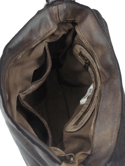 Messenger bag in vacchetta e cuoio tinto in capo  Country P.-Mahzel