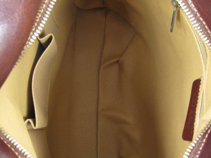 Shopper In Cuoio con tasche frontali-Mahzel
