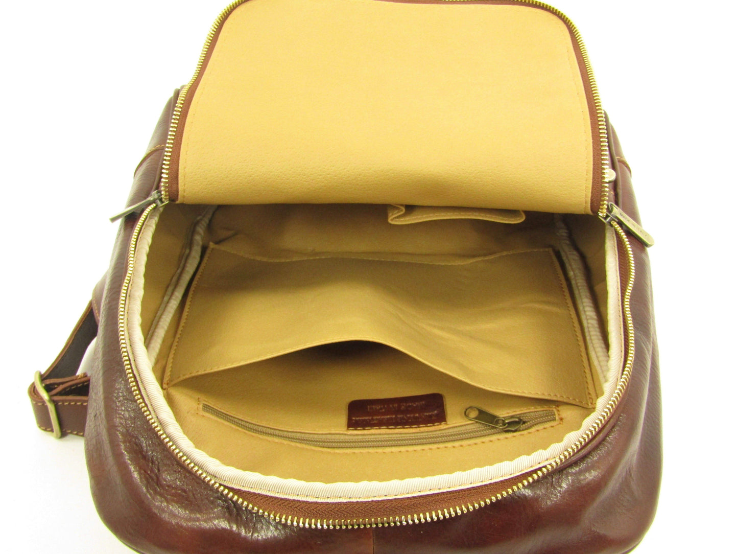 Zaino in Cuoio chiusura con zip - Mahzel
