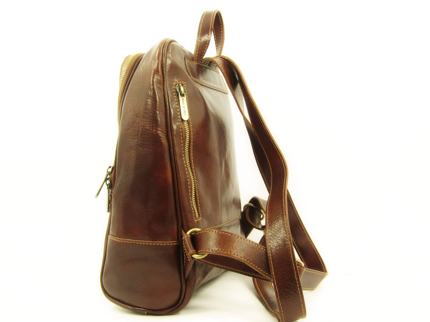 Zaino in Cuoio chiusura con zip - Mahzel