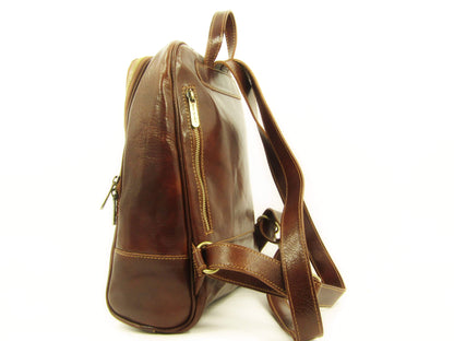 Zaino in Cuoio chiusura con zip - Mahzel