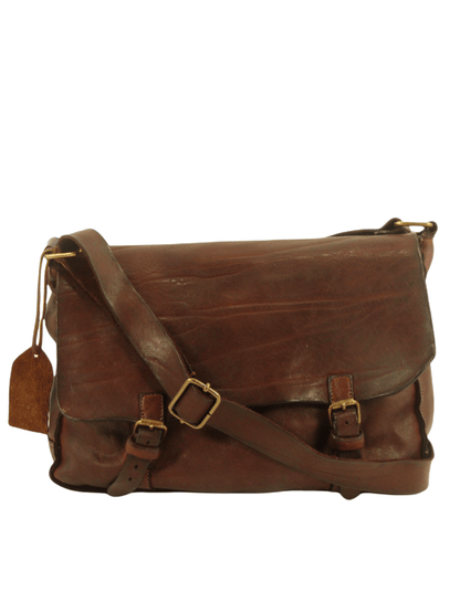 Messenger bag in vacchetta e cuoio tinto in capo  Country P.-Mahzel