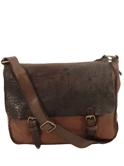 Messenger bag in vacchetta e cuoio tinto in capo  Country P.-Mahzel