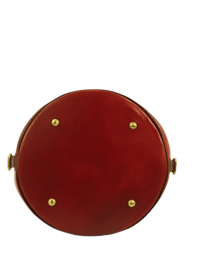 Secchiello Larissa in Cuoio Vegetale – Borsa Artigianale Made in Italy | Mahzel