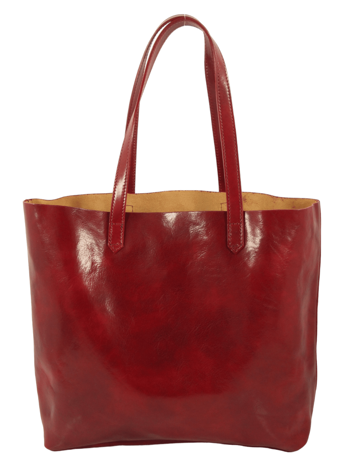 Shopper in cuoio sfoderata aperta -Mahzel