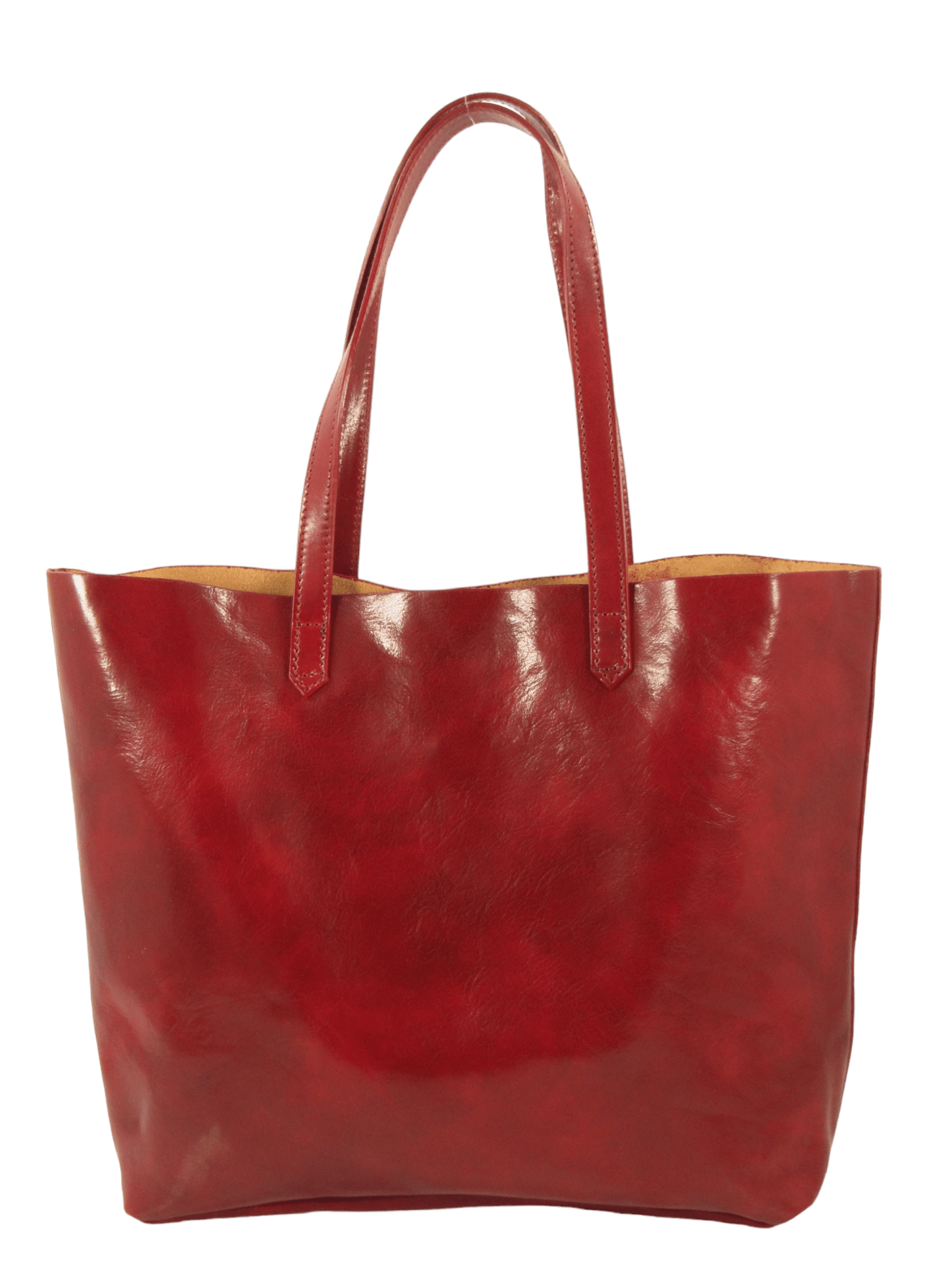 Shopper in cuoio sfoderata aperta -Mahzel