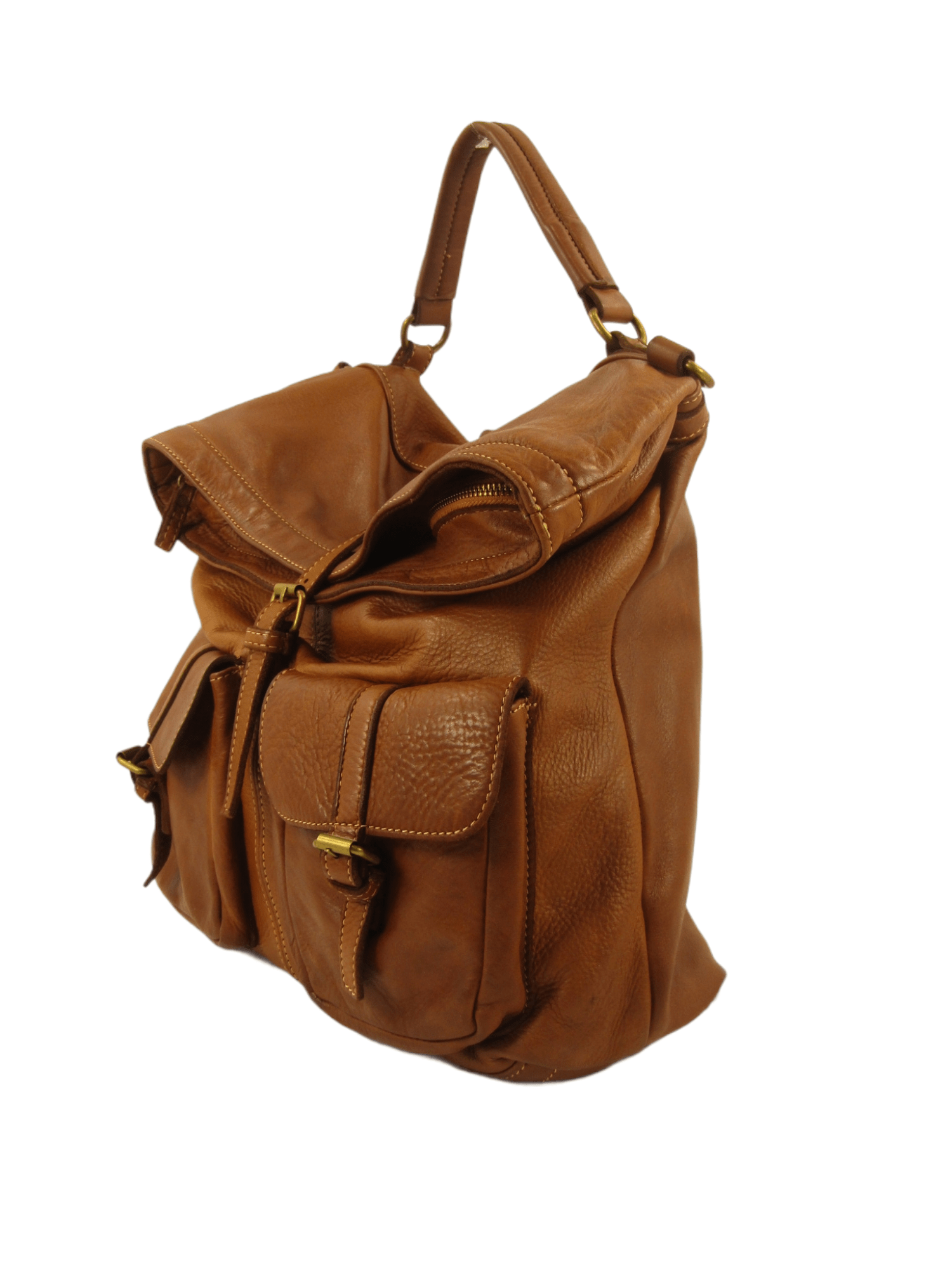 borsa multifunzione in pelle morbida made in italy