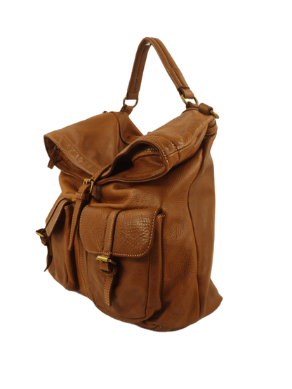 borsa multifunzione in pelle morbida made in italy